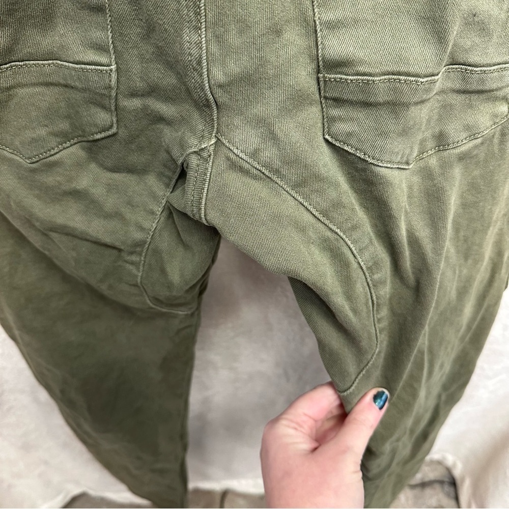 Volero women’s Kevlar motorcycle pants green cargo with pockets for pads small - Picture 8 of 12